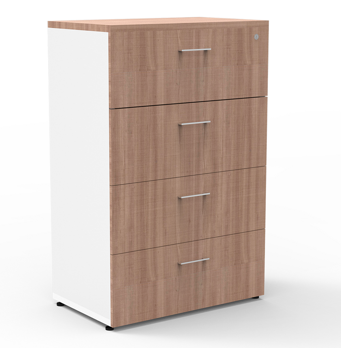 Archivero Horizontal 4 Gavetas Melamina